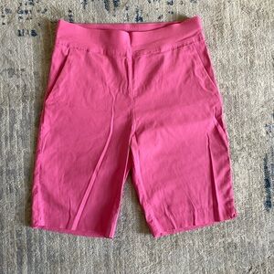 HDE Chino Shorts for Women 4" Inseam Elastic High Waisted Casual Summer Shorts